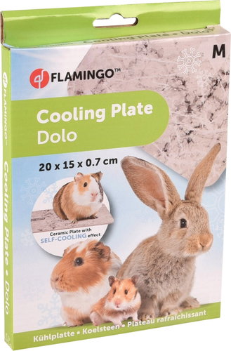 Flamingo Ceramic Cooling Mat for Rodents - Laptop Cooling Pad - Main image