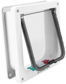 Bentech Door for dogs and cats with tunnel white S - Macskaajtó | Alza.hu