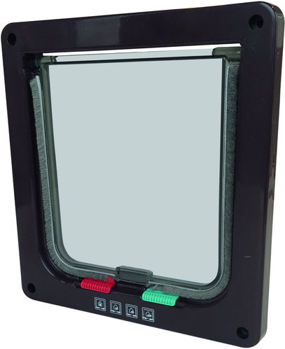 M-Pets DORAS cat door - 4 locking options - brown Main image M-Pets DORAS cat door - 4 locking options - brown - Cat Door - Main image
