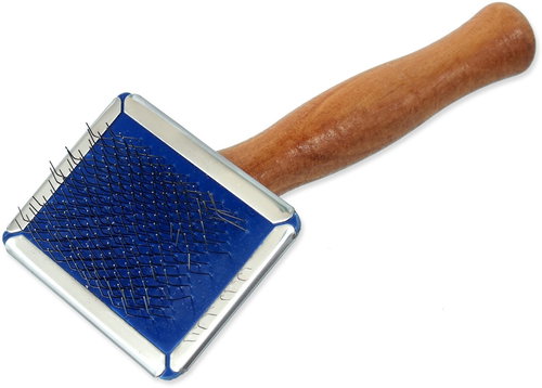 DOG FANTASY Brush DF Wires Dog Brush, Wood S - Dog Brush - Main image