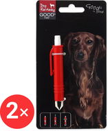 DOG FANTASY Pinzeta na klíšťata plast 2 × 9 cm - Pinzeta na kliešte