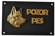 Cobbys Pet Attention Dog 3D German Shepherd 17 × 11cm - Sign