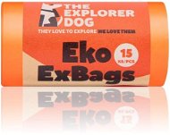 Dog Poop Bags Explorer Dog 15 bags in 1 roll - Sáčky na psí exkrementy