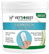Vet´s Best Čistiaca utierka na zuby pre psov 50 ks - Hygienické utierky pre psov
