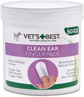 Vet's Best Čisticí utěrka na uši pro psy 50 ks - Hygienické ubrousky pro psy