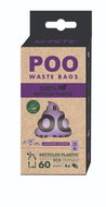 M-Pets POO sáčky na exkrementy z recyklovaného plastu levandulové 60 ks - Sáčky na psí exkrementy