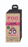 M-Pets POO sáčky na exkrementy z recyklovaného plastu s vůní růže 120 ks - Sáčky na psí exkrementy