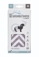 M-Pets Washable Nappies for Male Dogs, XS, 2-pack - Dog Nappies
