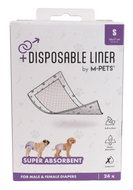 M-Pets Disposable Pads, Size S, 24-pack - Dog Period Pants Pad