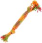 DOG FANTASY Puller, Coloured with Sound 40cm, 2 Knots - Dog Toy