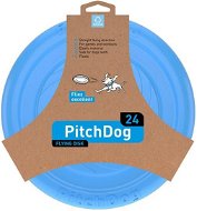 PitchDog Flying Disc for Dogs Blue 24cm - Dog Frisbee