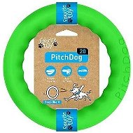 PitchDog Training Ring for Dogs Green 20cm - Dog Toy