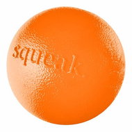 Orbee-Tuff Ball Squeak Dog Ball 8cm Orange - Dog Toy Ball