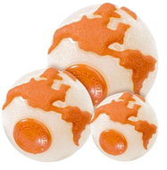 Orbee-Tuff Ball Globe Phosphorus/Orange M 7cm - Dog Toy Ball