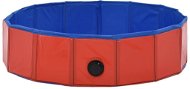 Dog Pool Shumee Folding Pool Red PVC 80 × 20cm - Bazén pro psy