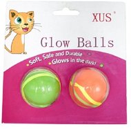 XUS Cat glow ball 4,5 cm 2 ks - Hračka pre mačky