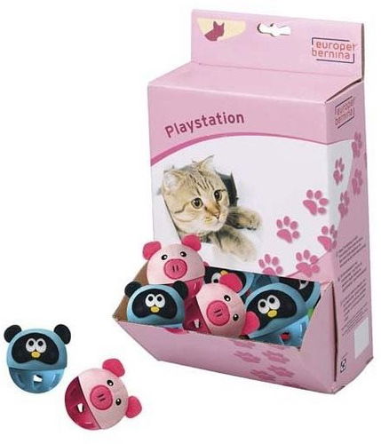 Ebi Cat Play Animal Head roller 5 cm - Hračka pro kočky - Hlavní obrázek
