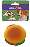 Cobbys Pet Aiko Fun Hamburger 8 cm  - Hračka pro psy