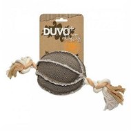 DUVO+ Canvas Ball with String 22 × 13cm - Dog Toy