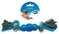 DUVO+ Puller 2 Knots with Rubber 23cm - Dog Toy