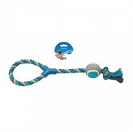 DUVO + Puller 1 Knot with Tennis Ball 48cm - Dog Toy