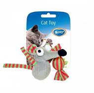 DUVO+ Myš plyšová s bonbónom 7,5 × 7 × 3,5 cm - Hračka pre mačky