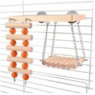 DUVO+ Wooden Playground for Rodents 20 × 27 × 17cm - Toy for Rodents