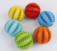 EzPets2U Leaky ball dog toy Dentálna lopta červená 7 cm - Loptička pre psov