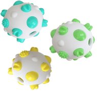 EzPets2U Pet ball Loptička na maškrty, zelená, 8 cm - Loptička pre psov