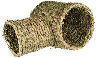 Trixie Tunnel with Branch for Guinea Pigs and Rabbits 30 × 25 × 50cm - Climbing Frame for Rodents