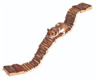Trixie Wooden Suspension Bridge 7 × 55cm - Climbing Frame for Rodents