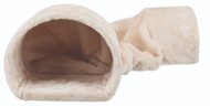 Trixie Plush Tunnel 2 Reinforced Outlets Beige 27 × 21 × 80cm - Climbing Frame for Rodents