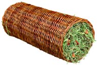 Trixie Wicker Tunnel with Hay 15 × 33cm, 110g - Climbing Frame for Rodents