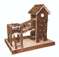 Trixie Wooden Playground Birger 36 × 33 × 26cm - Toy for Rodents