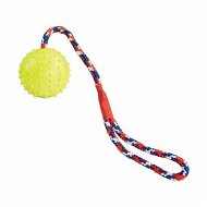 Trixie Hiphop Ball on Rope Natural Rubber 7cm - Dog Toy