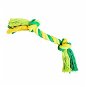Trixie Hiphop Cotton Knot 2 Wicks Lime Green 25cm 75g - Dog Toy
