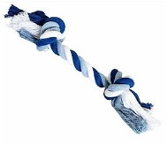 Trixie Hiphop Uzol bavlnený 2 knôty modro-biely 36 cm 210 g - Hračka pre psov