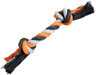 Trixie Hiphop Cotton Knot 2 Knots Grey-orange 41cm 460g - Dog Toy