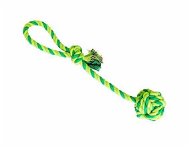 Trixie Hiphop Tug of War Ball Green 9cm, 58cm 300g - Dog Toy
