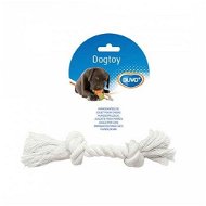 DUVO+ Tightening rope 2 knots white 35 cm - Dog Toy