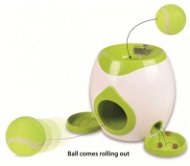 Flamingo Interaktívna hračka na maškrty s tenisovou loptičkou 29 × 19 × 18 cm - Interaktívna hračka pre psov