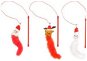 Flamingo Vánoční hračka sněhulák, santa, sob - Hračka pro kočky