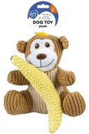 DUVO+ Monkey with banana plush M 27,5 × 27,4 × 16,5 cm - Dog Toy