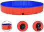 Dog Pool Shumee Folding pool for dogs red PVC 200 × 30 cm - Bazén pro psy