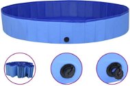 Dog Pool Shumee Folding pool for dogs blue PVC 200 × 30 cm - Bazén pro psy