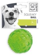 M-Pets Squeaky Pískací míček zelený - Hračka pro psy