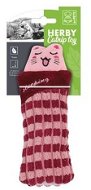 M-Pets Herby Catnip Sleeping Cat Mix of Colours 10cm - Cat Toy