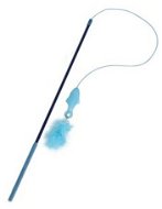 M-Pets Cleo Fishing Rod with Feathers 43cm - Cat Toy