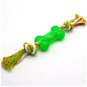 Shone Toy Bone on rope green - Dog Toy