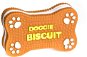 Shone Toy Squeaky beige biscuit - Dog Toy